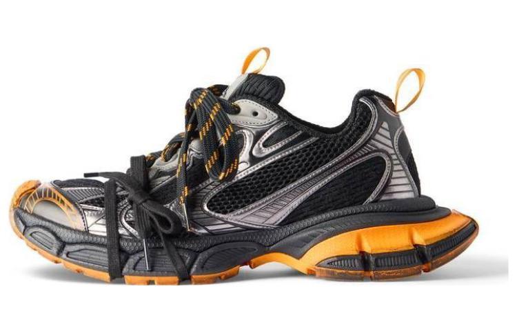 Balenciaga Balenciaga 3XL Sneakers 'Black Orange Grey Mesh And Polyurethane'