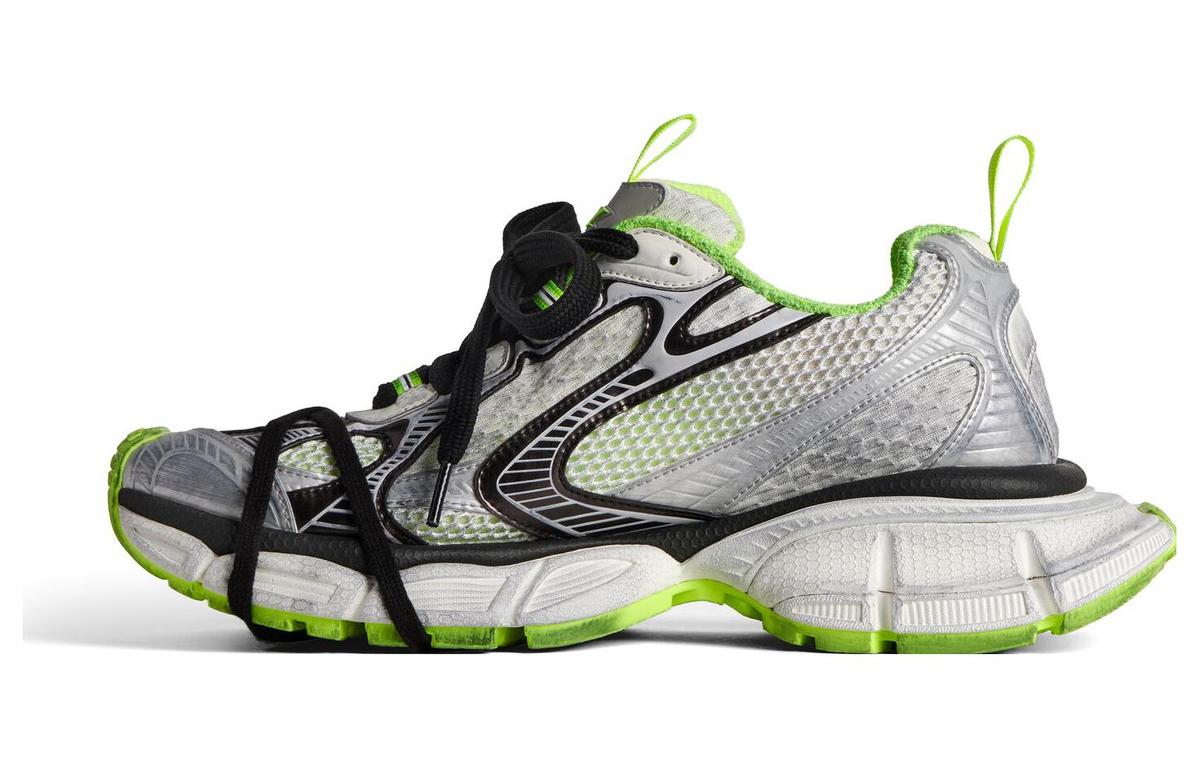 Balenciaga Balenciaga 3XL Sneakers 'Grey Black Green Mesh And Polyurethane'