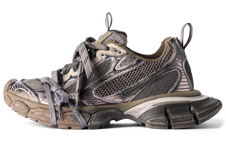 Balenciaga Balenciaga 3XL Sneaker Worn Out Sneakers 'Brown Mesh And Polyurethane'