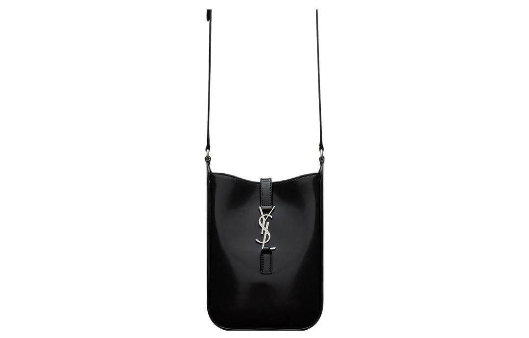 Saint Laurent Saint Laurent LE5A7 Calfskin Shoulder Bag Crossbody Bag Mini Women's Black