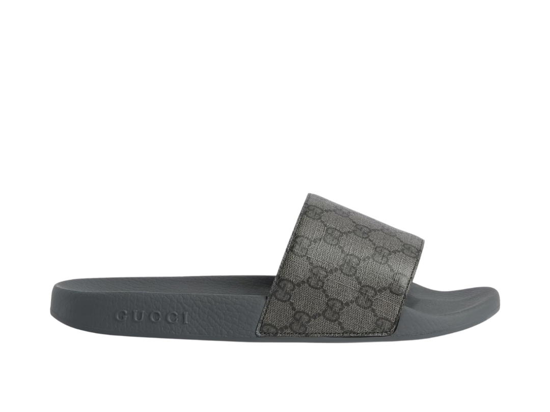 Gucci Gucci Slide Grey Sandals Monogram