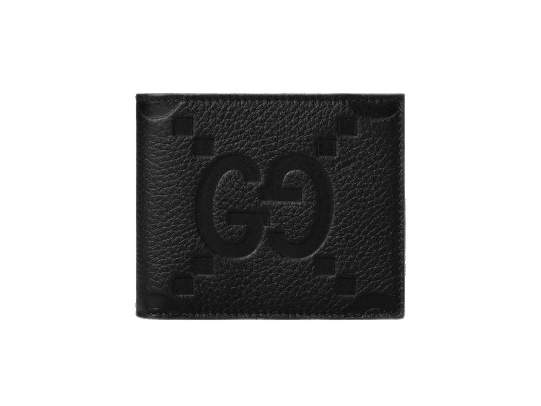 Gucci Gucci Jumbo GG Wallet Black Leather