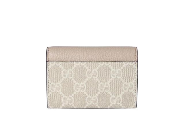 Gucci Gucci GG Marmont Bicolor Card Case Beige White - view 3