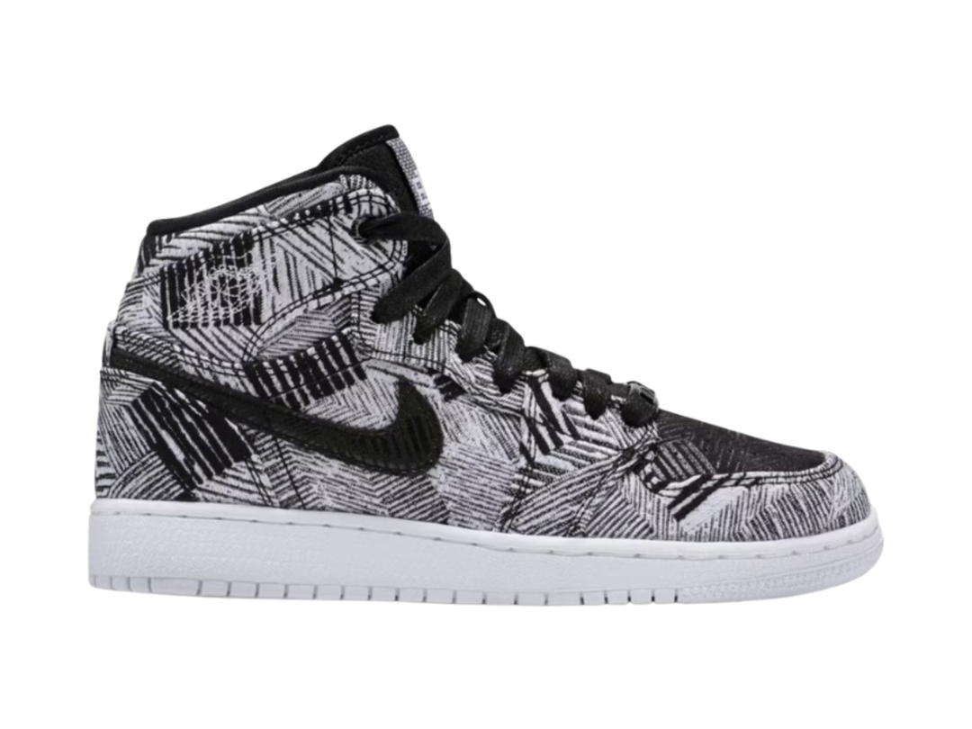 Jordan Jordan 1 Retro BHM (2015) (GS) White Black