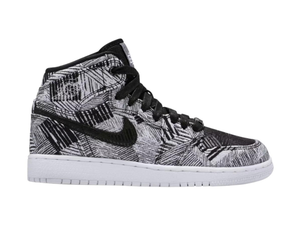 Jordan Jordan 1 Retro BHM (2015) (GS) White Black
