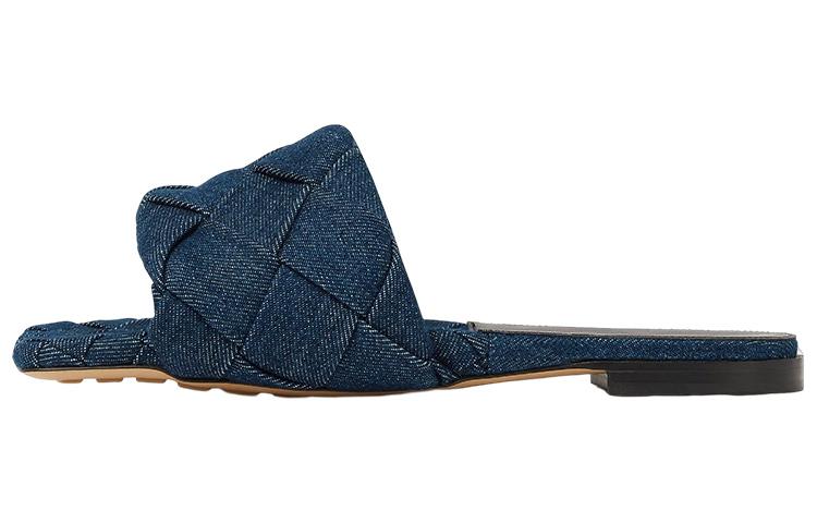 Bottega Veneta Bottega Veneta Lido Odor Resistant Slide Slippers Women's Indigo