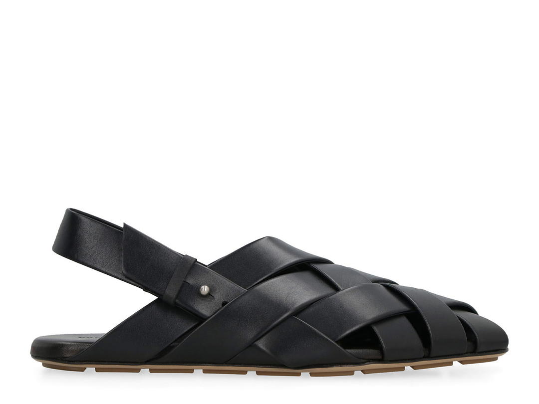 Bottega Veneta Bottega Veneta Alfie Leather Slipperblack Calf 100