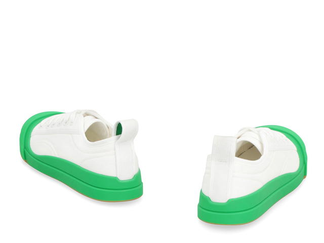 Bottega Veneta Bottega Veneta Vulcan Fabric Lowtop Sneakerswhite Rubber Cotton 100 - view 4