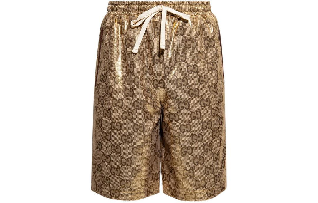 Gucci Gucci Casual Shorts Men Gold