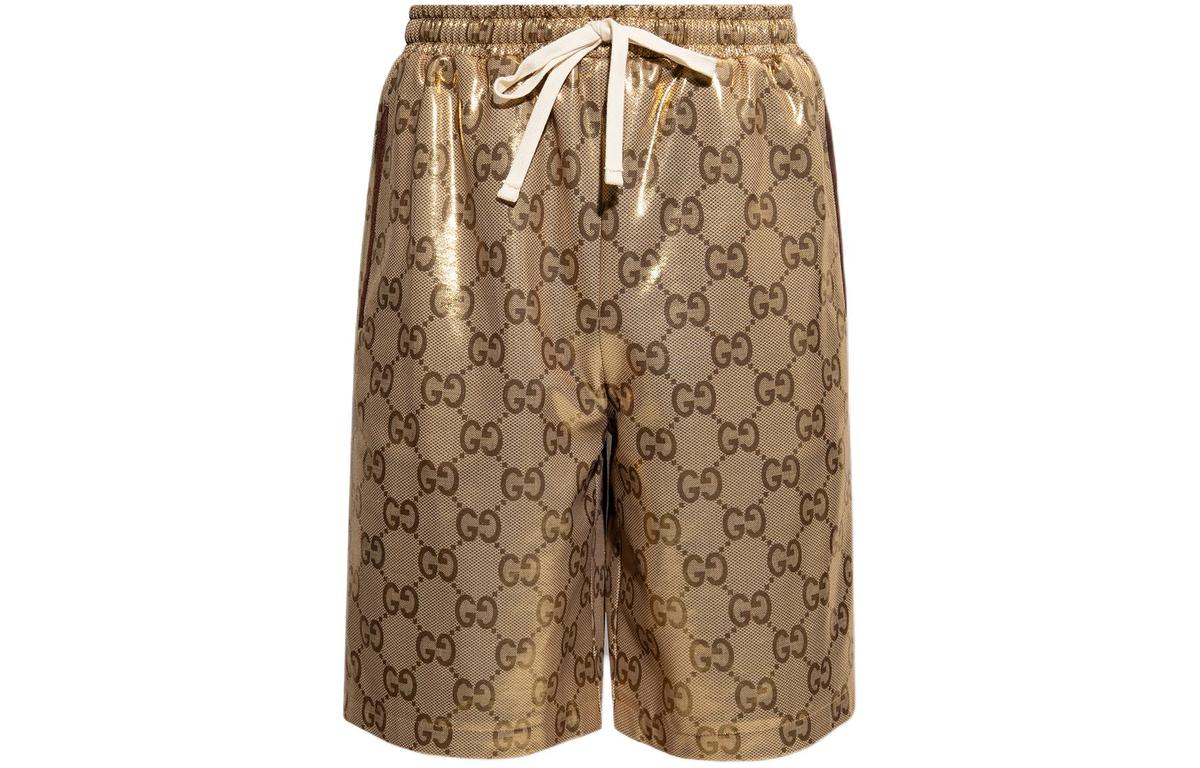Gucci Gucci Casual Shorts Men Gold