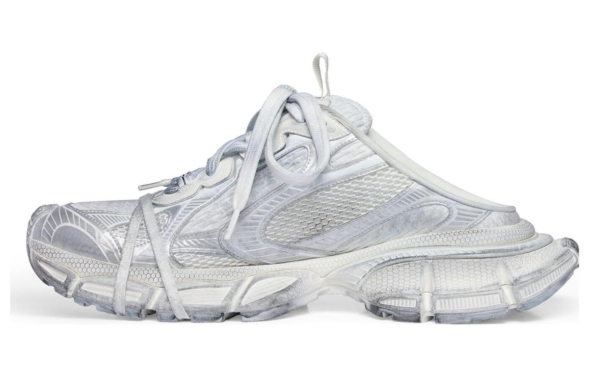 Balenciaga Balenciaga 3XL Mules 'Silver White' Women's