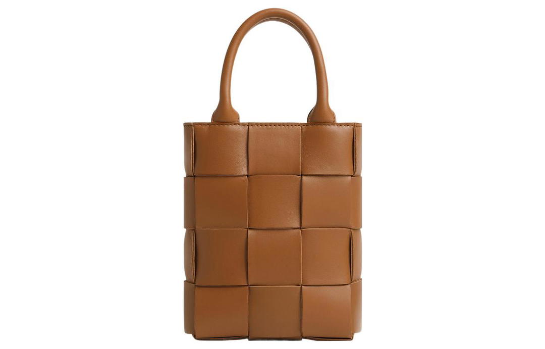 Bottega Veneta Bottega Veneta CASSETTE Sheepskin Tote Bag Shopping Bag Handbag Mini Women's Brown