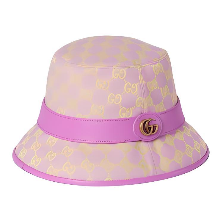 Gucci Gucci Canvas Bucket Hats Women's Purple