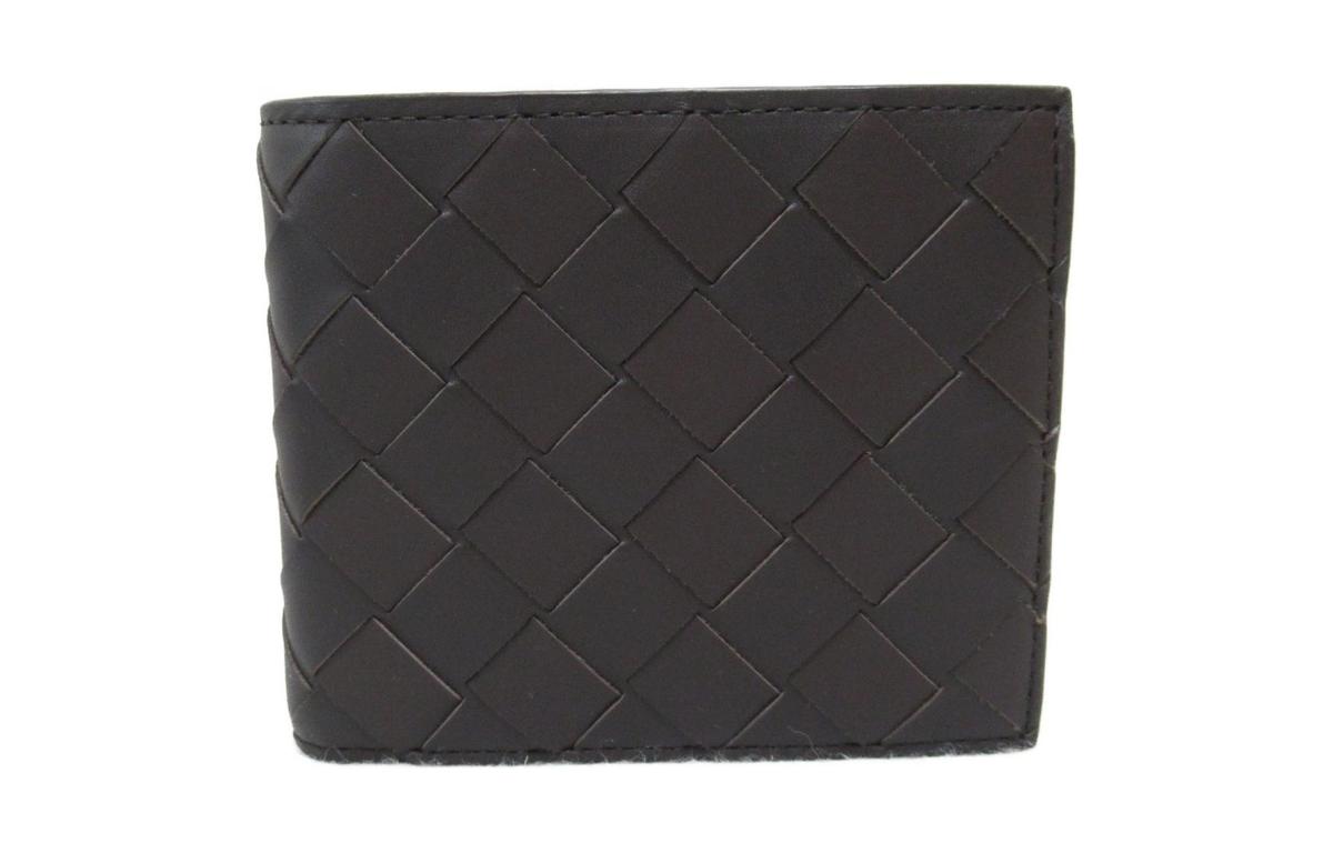 Bottega Veneta Bottega Veneta Calfskin Wallet Men's Brown