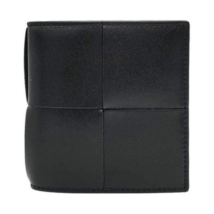Bottega Veneta Bottega Veneta Calfskin Wallet Unisex Black