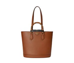 Buy Gucci Diana Leather Tote Bag Shopping Bag Shoulder Bag Handbag Medium Size Women's Brown at Sasom – Authentic and Ready to Ship