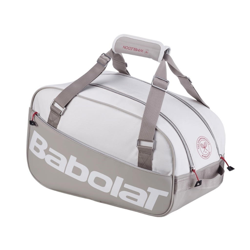 Babolat Babolat Court S Wimbledon 2026 Tennis Bag White Grey