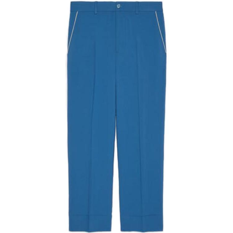 Gucci Gucci Casual Pants Men Blue