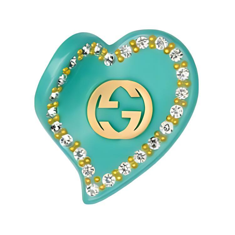 Gucci Gucci Resin Hair Clips Women's Green