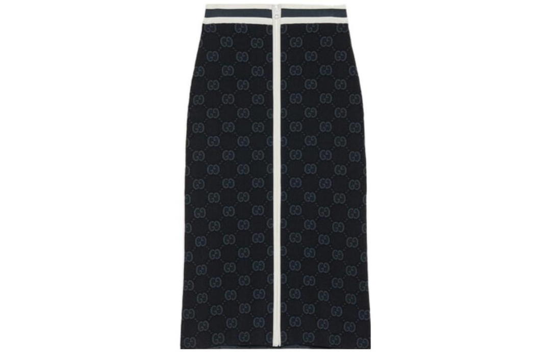 Gucci Gucci Casual Long Skirts Women's Black