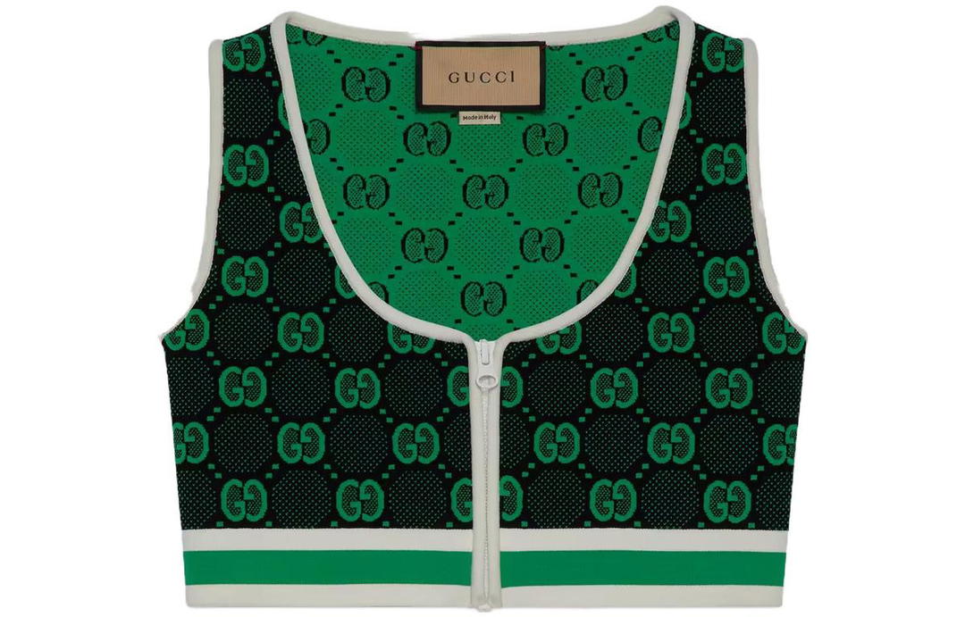Gucci Gucci Tank Tops Women's Green