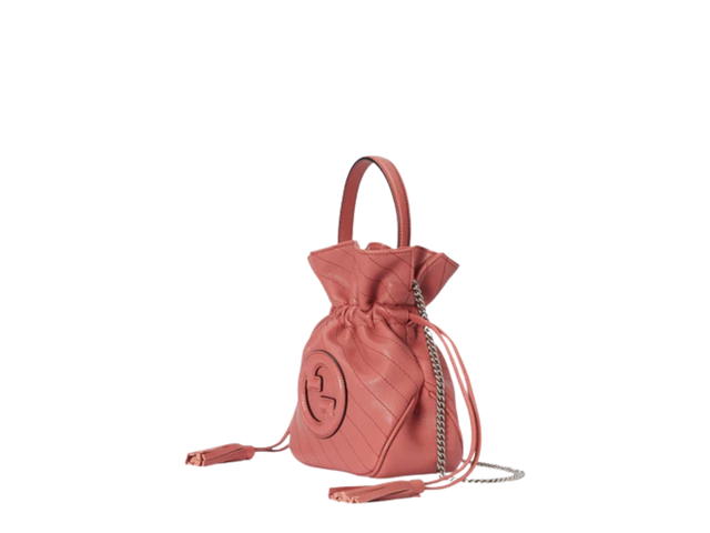 Gucci Gucci Blondie Mini Bucket Bag In Pink - view 2