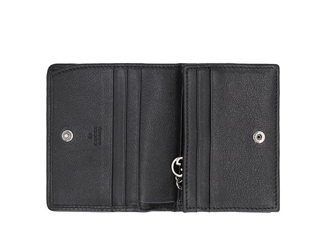 Gucci Gucci Blondie Leather Card Holderblack Lamb 100 - view 4