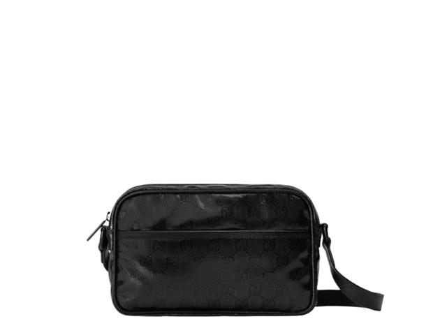 Gucci Gucci Gg Crystal Mini Shoulder Bag In Gg Crystal Canvas With Palladium-tone Hardware Black - view 1