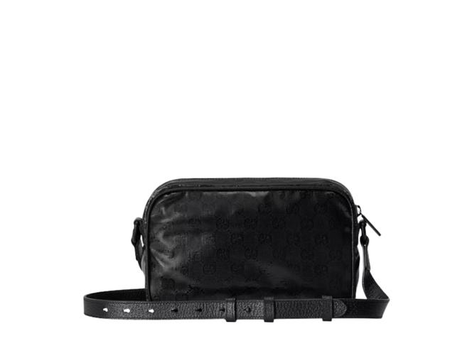Gucci Gucci Gg Crystal Mini Shoulder Bag In Gg Crystal Canvas With Palladium-tone Hardware Black - view 2