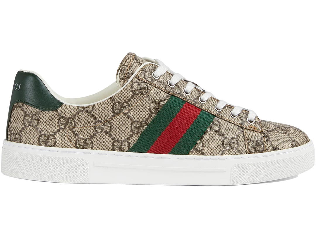 Gucci Gucci Ace GG Crystal Canvas Web Beige (Women's)