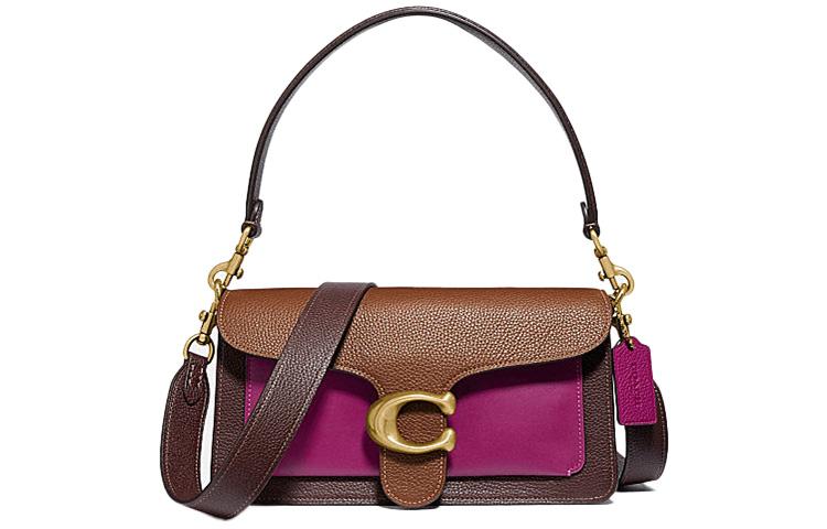 Coach Coach Tabby Multicolor Leather Wine God Bag Shoulder Bag Crossbody Bag Women's Mixed Furong Multicolor
