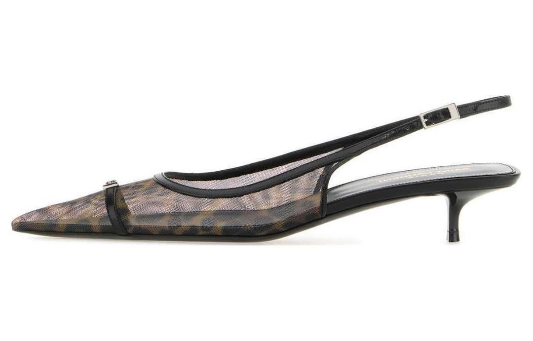 Saint Laurent Saint Laurent Pointed Toe Slingback Pumps