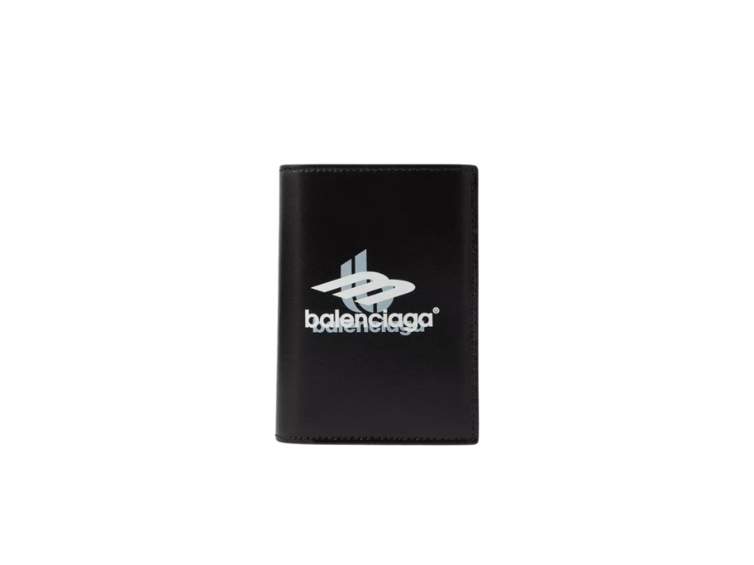 Balenciaga Balenciaga Cash Vertical Bifold Wallet Box Black