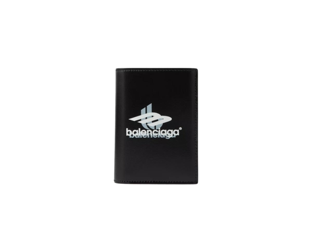 Balenciaga Balenciaga Cash Vertical Bifold Wallet Box Black