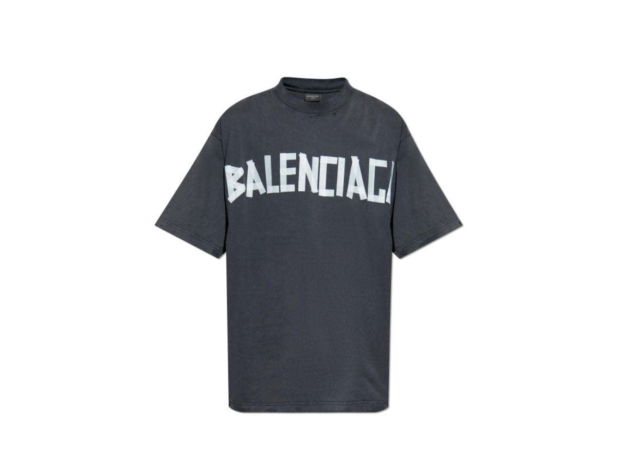 Balenciaga Balenciaga Tape Type T-Shirt Black