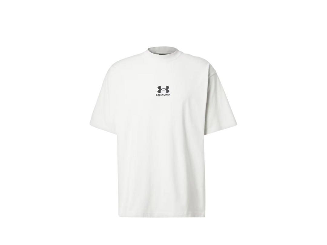 Balenciaga Balenciaga x Under Armour Cotton Jersey T-shirt Dirty White Black