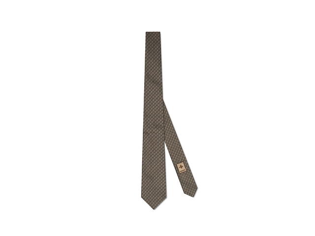 Gucci Gucci Wool Silk Tiebeige None Silk 71 Wool 29 - view 1