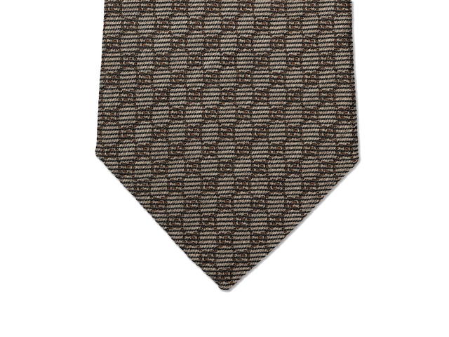 Gucci Gucci Wool Silk Tiebeige None Silk 71 Wool 29 - view 2