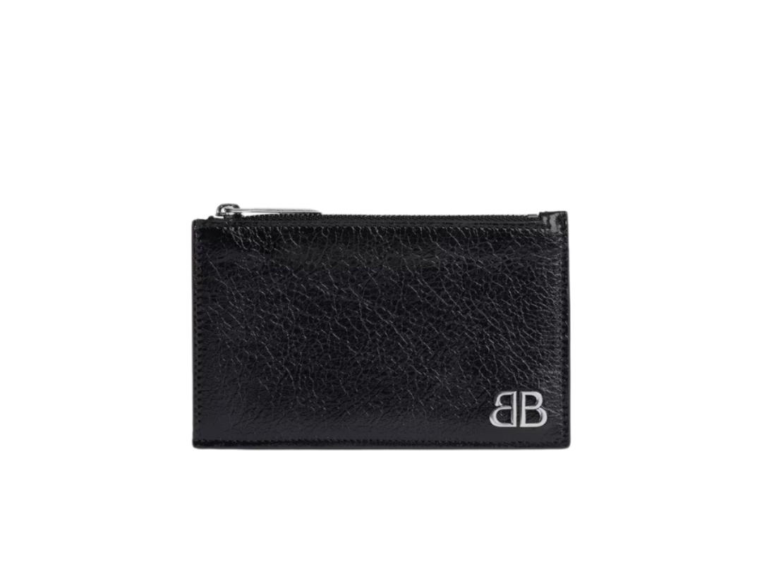 Balenciaga Balenciaga Monaco Long Coin And Card Holder Black
