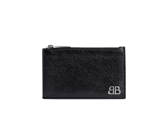 Balenciaga Balenciaga Monaco Long Coin And Card Holder Black - view 1