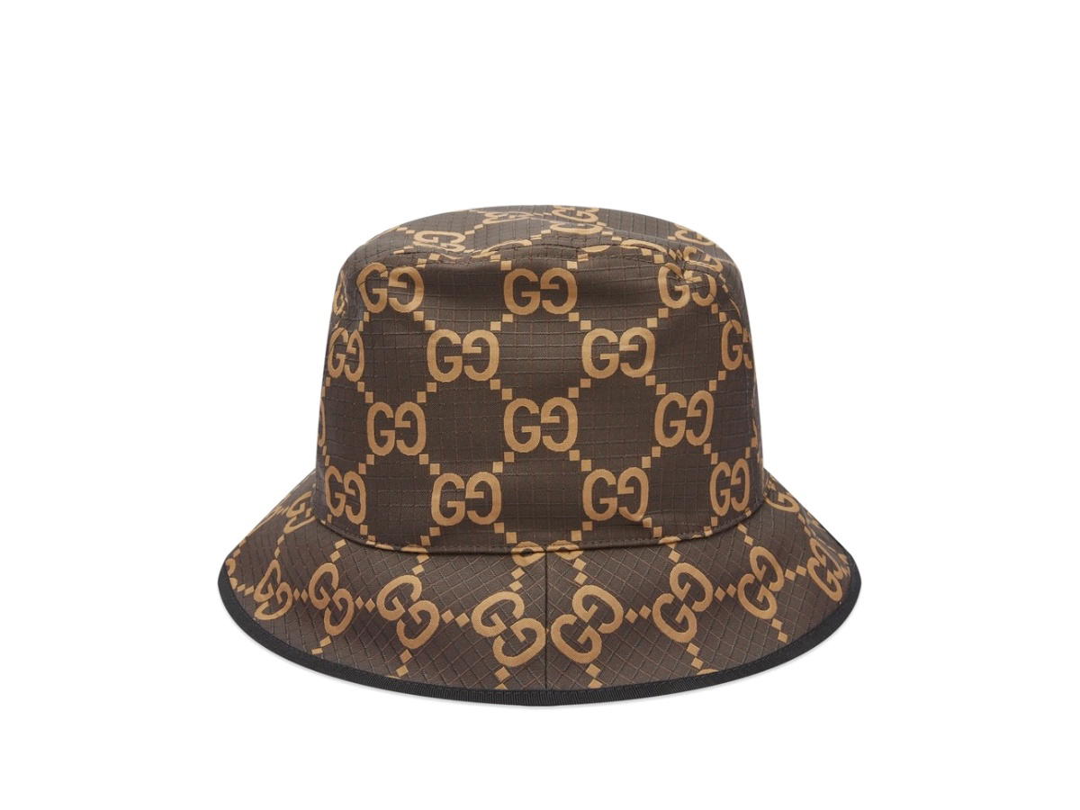 Gucci Gucci GG Ripstop Bucket Hat Beige