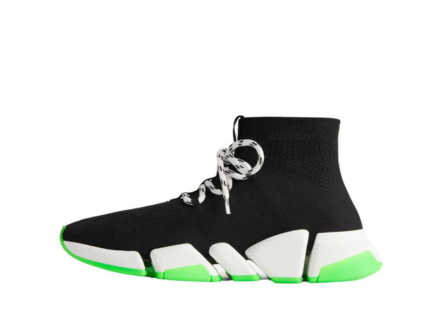 Balenciaga Balenciaga Speed 2.0 Lace-up Recycled Knit Sneaker In Black - view 2
