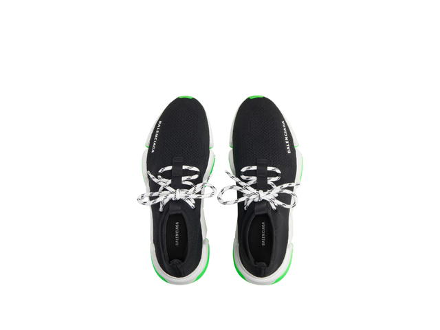 Balenciaga Balenciaga Speed 2.0 Lace-up Recycled Knit Sneaker In Black - view 5