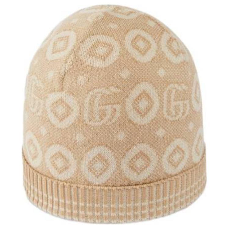 Gucci Gucci Double G jacquard Cotton Beanie