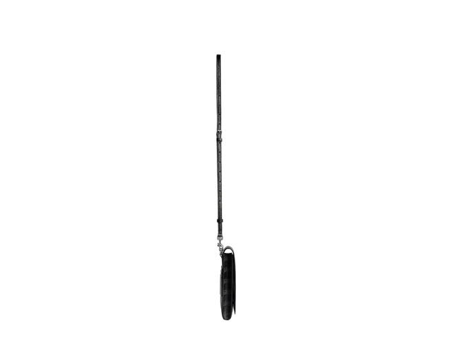 Balenciaga Balenciaga Signature Phone Holder With Strap Bb Monogram Coated Canvas In Black - view 3