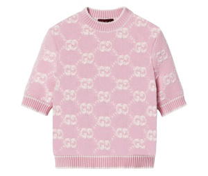 Buy Gucci GG Supreme Wool Bouclé Top Light Pink White at Sasom – Authentic and Ready to Ship