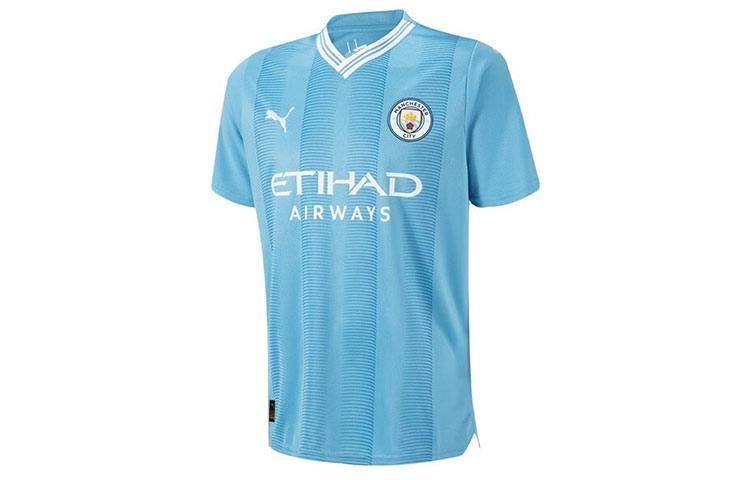 Puma Puma Manchester City's Home Jersey Collection T Shirts Men Blue