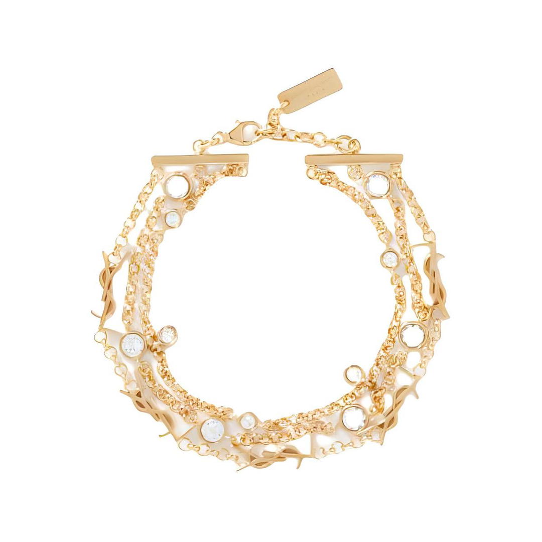 Saint Laurent Saint Laurent Brass, Gold Plated Bracelets Women's Gold