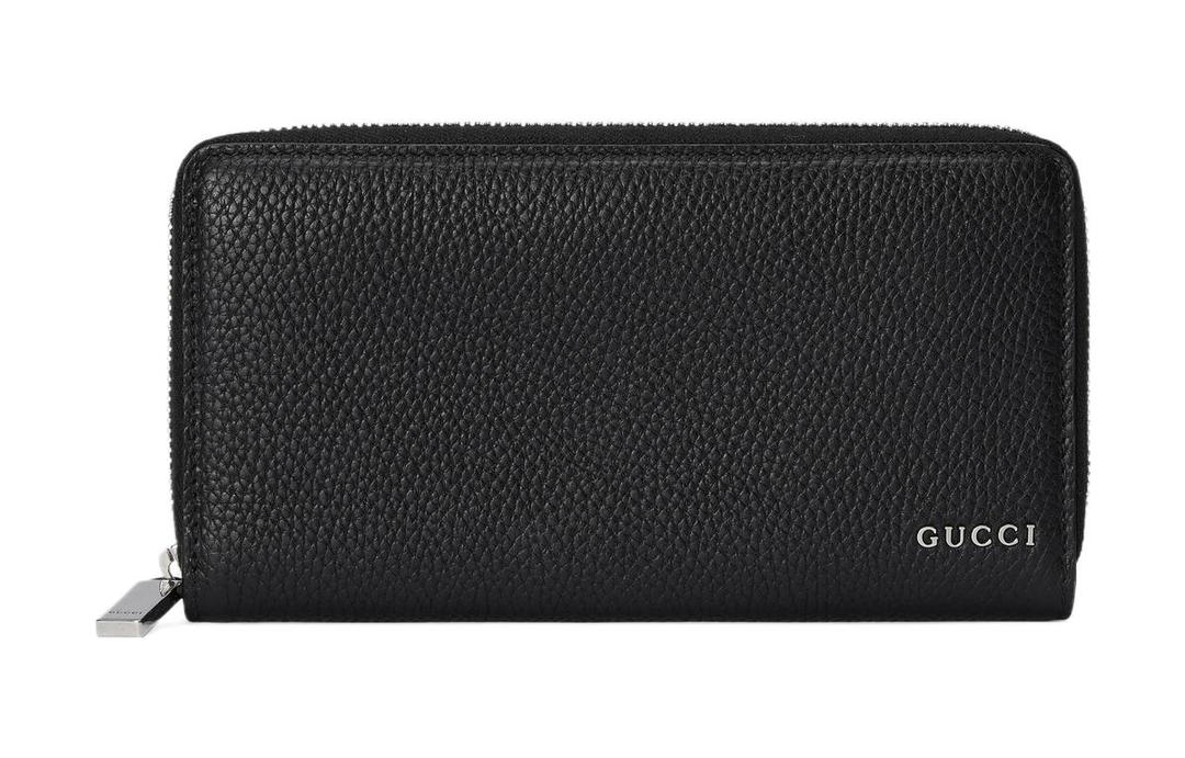Gucci Gucci Leather Wallet Men's Black