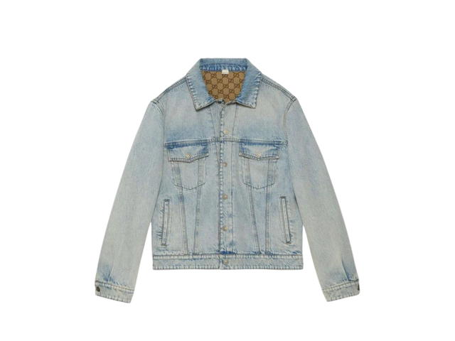 Gucci Gucci Reversible Denim Jacket Light Blue - view 1